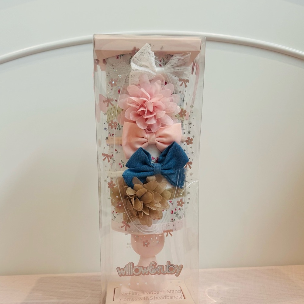 Kids Hair Accessories Set -Headband Stand Organizer